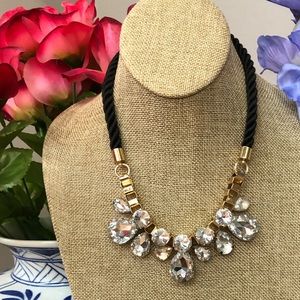 Crystal Rhinestone Statement Necklace